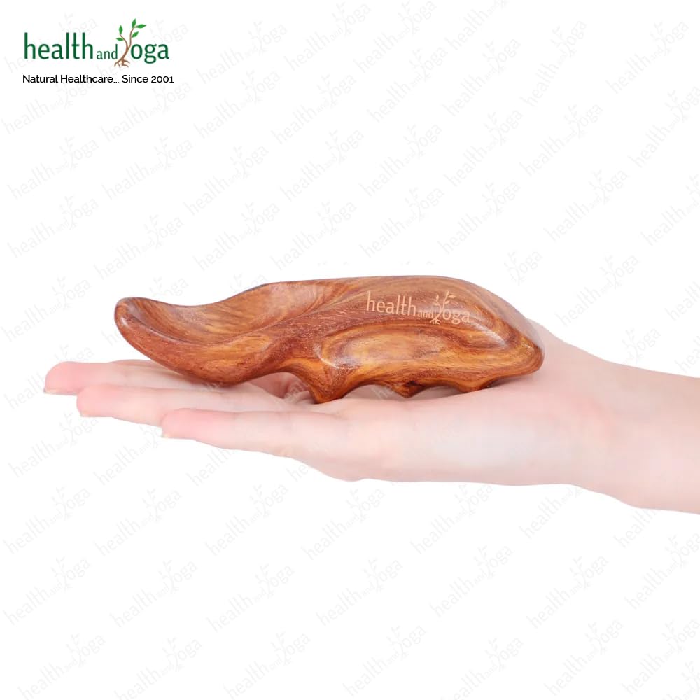 NatureSooth Handcrafted Wood Thumb Saver Massager - Effective Deep Tissue & Trigger Point Massager for Pain Relief - Skin Friendly and Earth-friendly