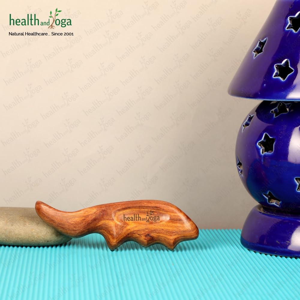 NatureSooth Handcrafted Wood Thumb Saver Massager - Effective Deep Tissue & Trigger Point Massager for Pain Relief - Skin Friendly and Earth-friendly