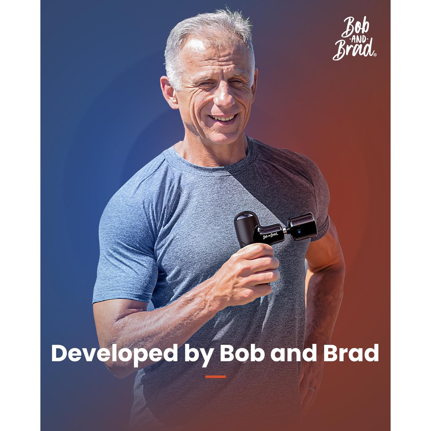 BOB AND BRAD Q2 Mini Massage Gun with Heat and Cold, Small Pocket-Sized Massager, Portable Massager, Christmas Gifts for Men Women