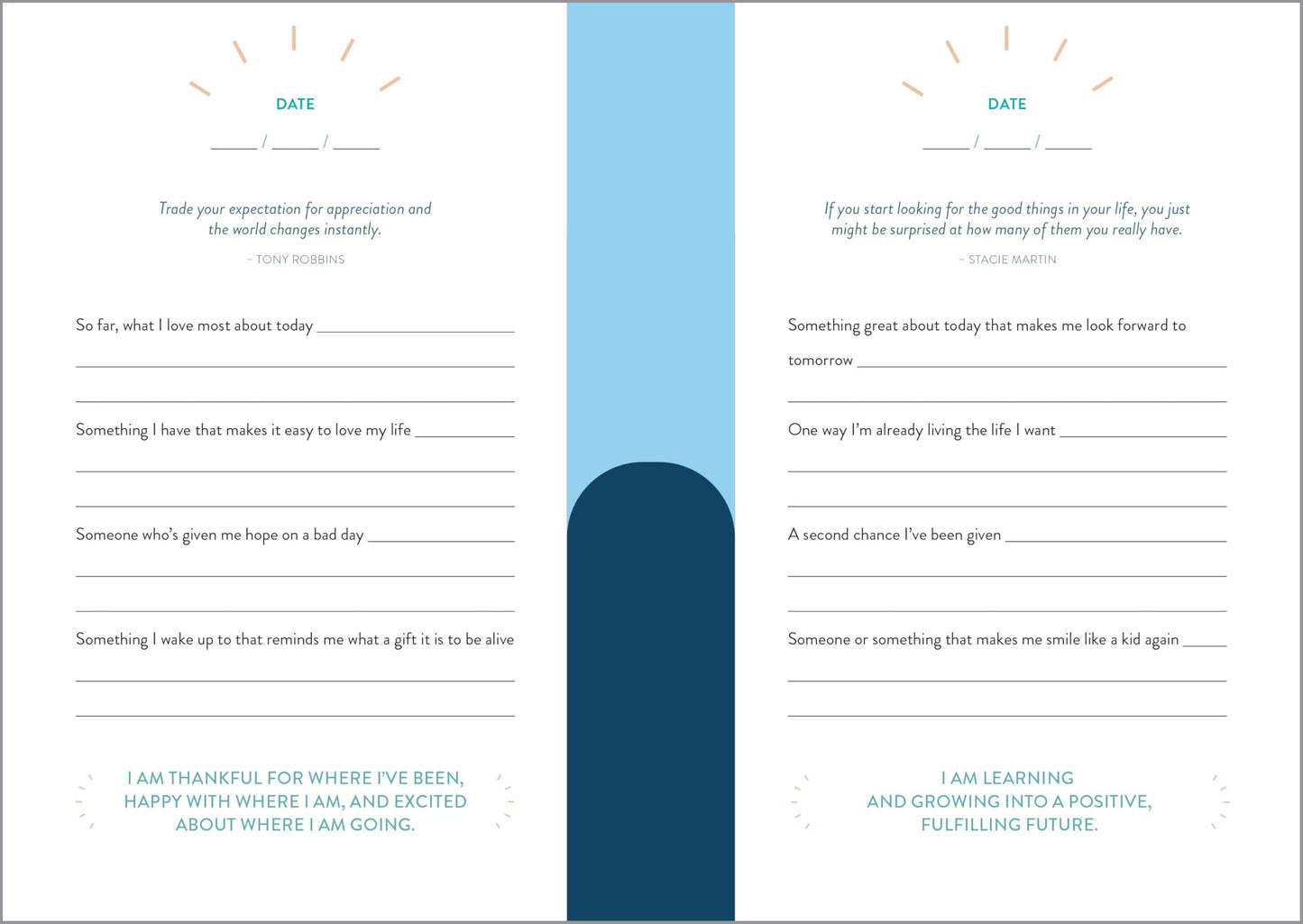 The 5-Minute Gratitude Journal: Give Thanks, Practice Positivity, Find Joy