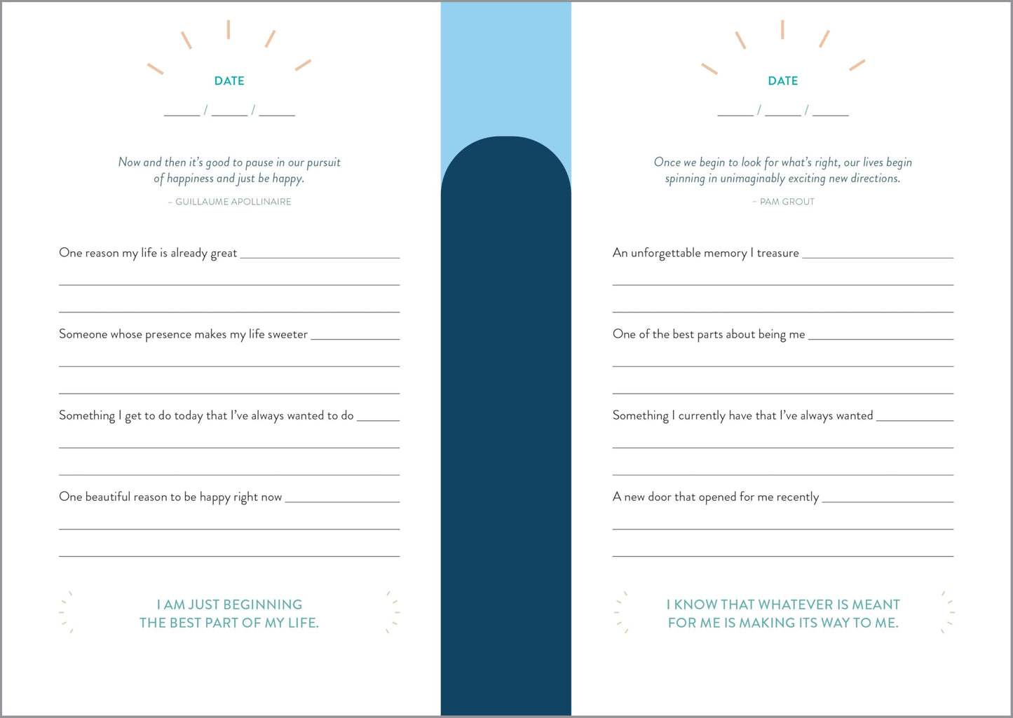 The 5-Minute Gratitude Journal: Give Thanks, Practice Positivity, Find Joy