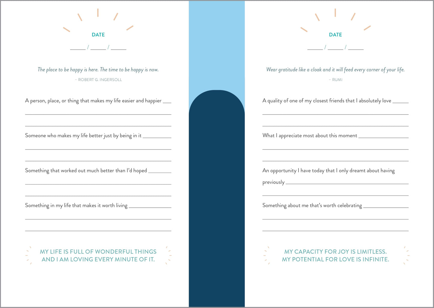 The 5-Minute Gratitude Journal: Give Thanks, Practice Positivity, Find Joy