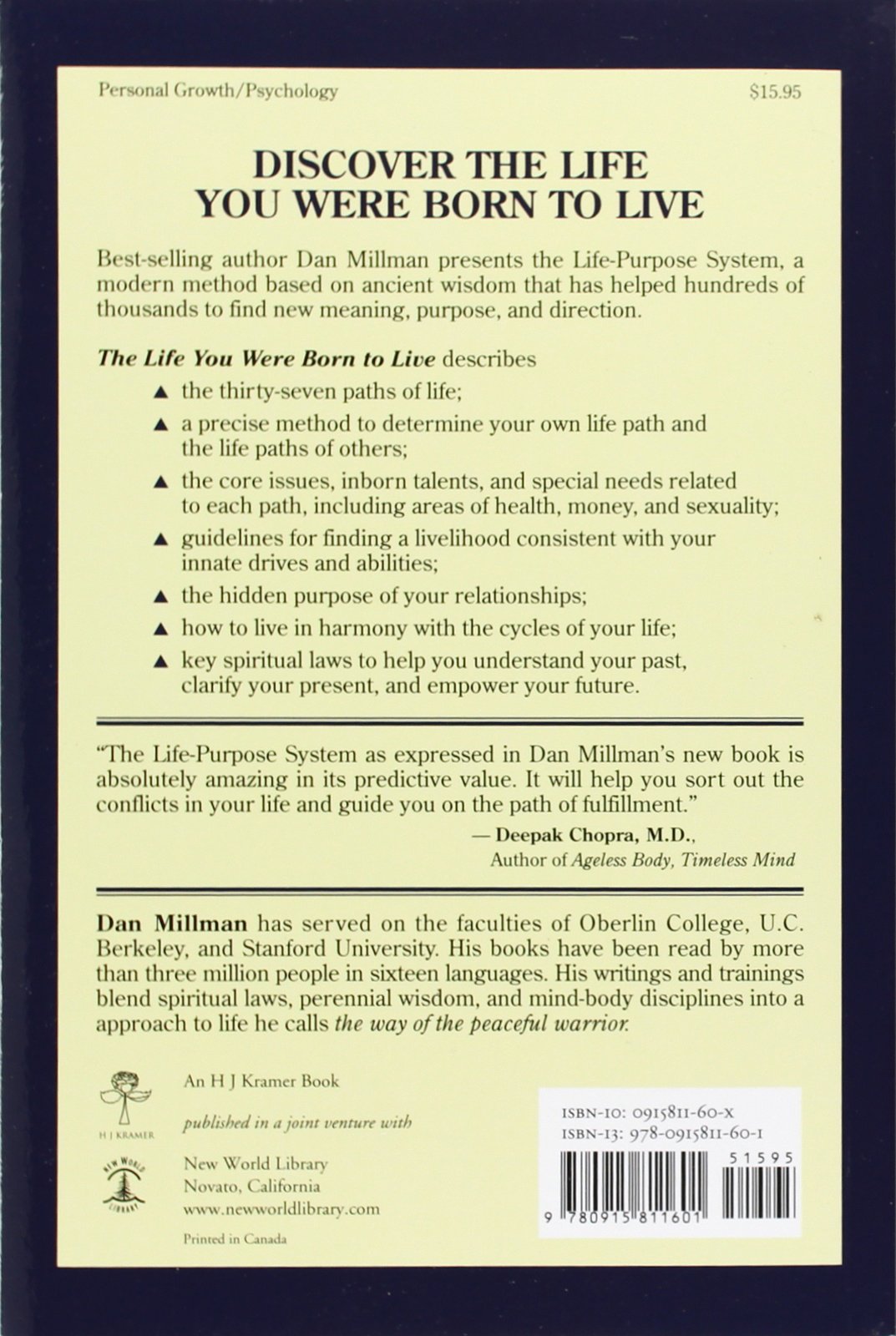 The Life You Were Born to Live: A Guide to Finding Your Life Purpose