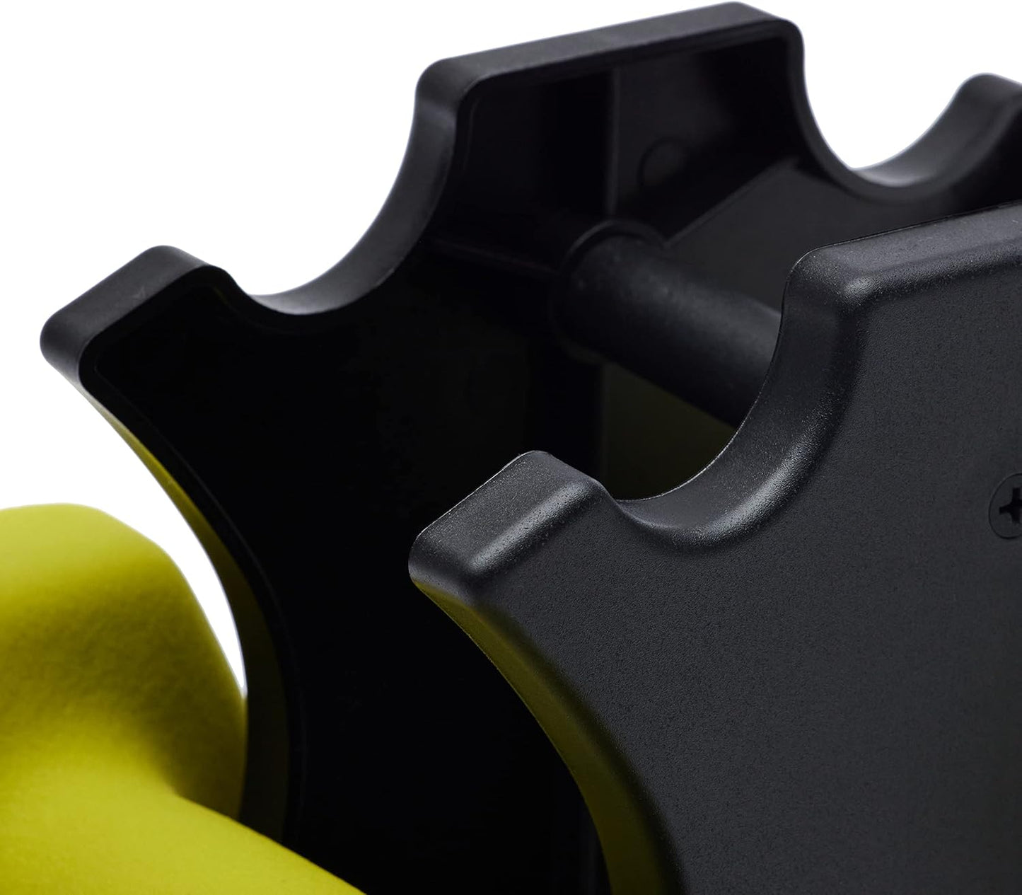 Amazon Basics Neoprene Hexagon Dumbbell Set with Stand; 32lbs total weight, Set of 6 (3, 5, 8 pound weights)