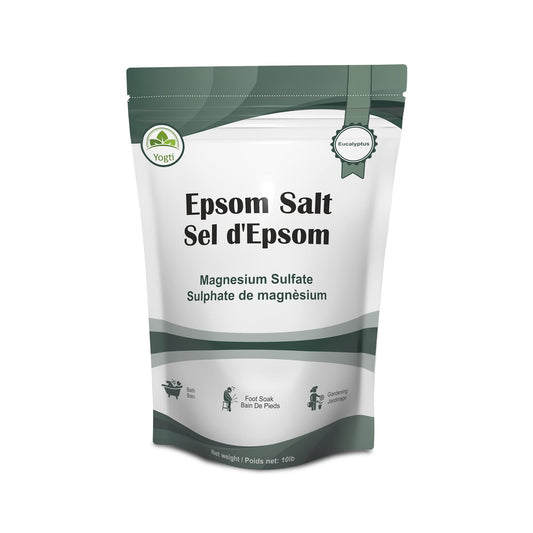 Yogti Eucalyptus Epsom Salt 10 pound