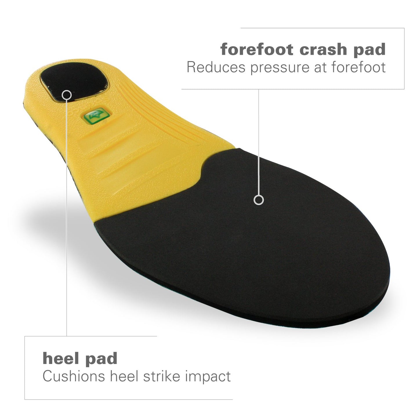 Spenco Polysorb Heavy Duty Maximum All Day Comfort and Support Shoe Insole, Women's 9-10 / Men's 8-9