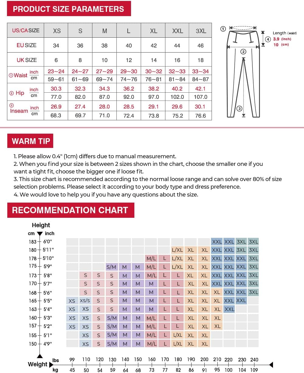 ALONG FIT Yoga Pants with Pockets for Women Tummy Control Yoga Leggings Training 2 Pack