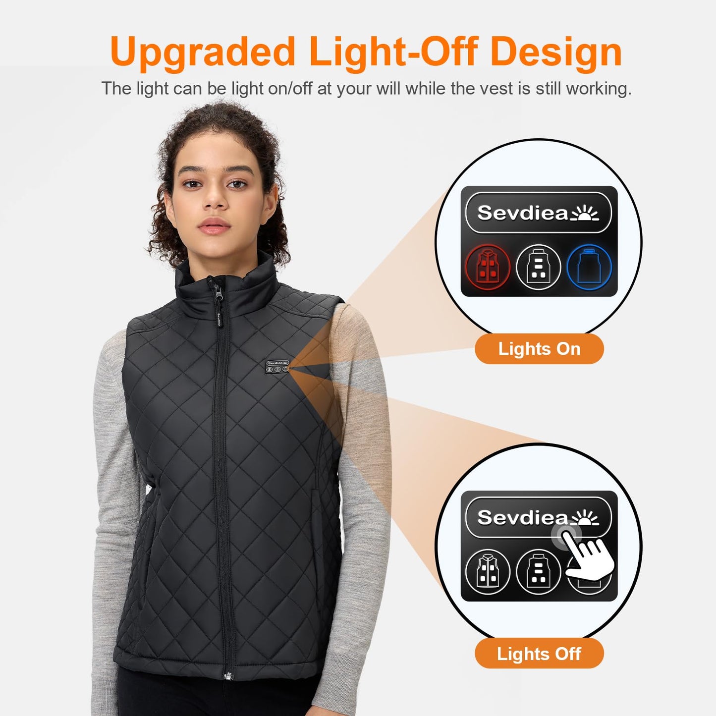 Women's Heated Vest with Battery Pack Included 16000mAh 7.4V, Warming Heated Vest for Women Hunting, Electric Heating Vests