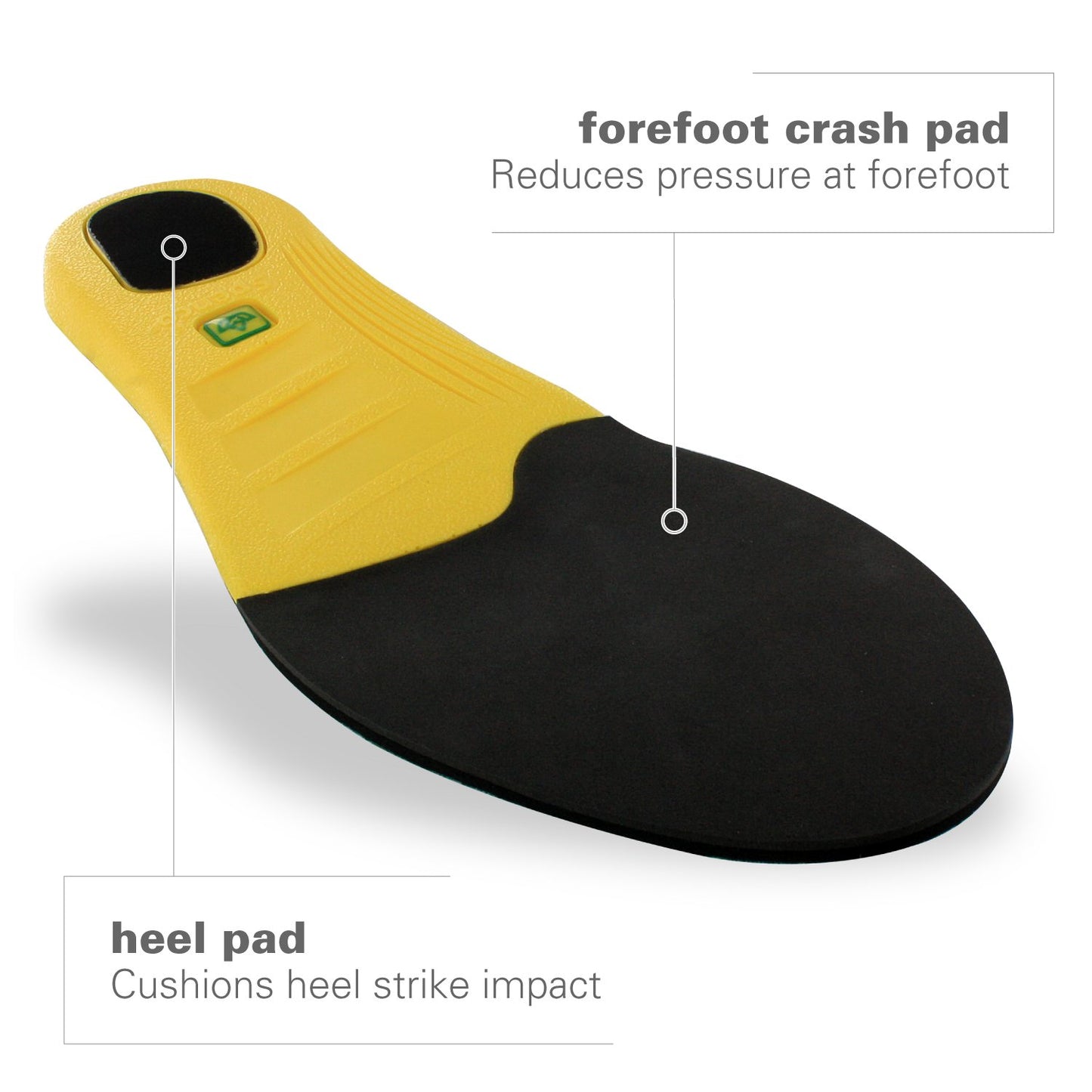 Spenco Polysorb Cross Trainer Athletic Cushioning Arch Support Shoe Insoles, Men's 14-15.5