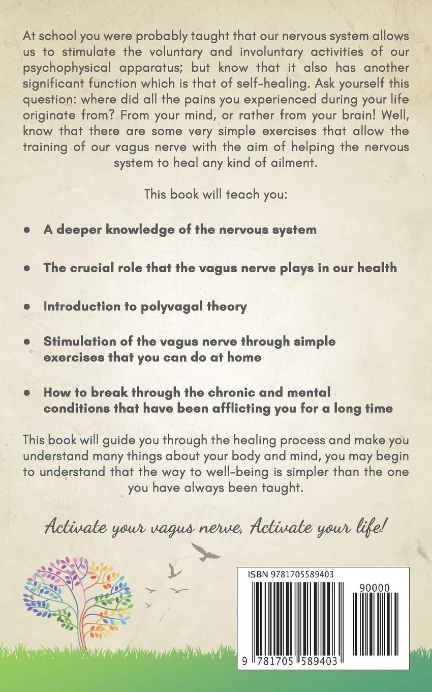 Vagus Nerve: Find out how you can enjoy the benefits of vagus nerve stimulation through self-help exercises against trauma, anxiety and depression for better life!