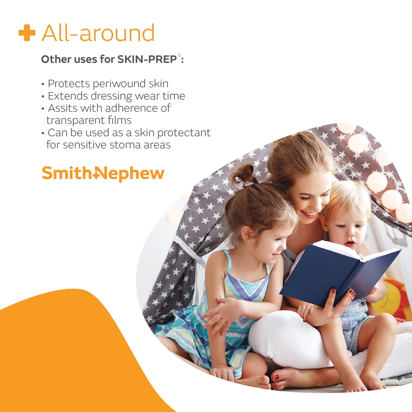 Smith & Nephew Skin-Prep Protection Dressing Wipes - 50 Count Box