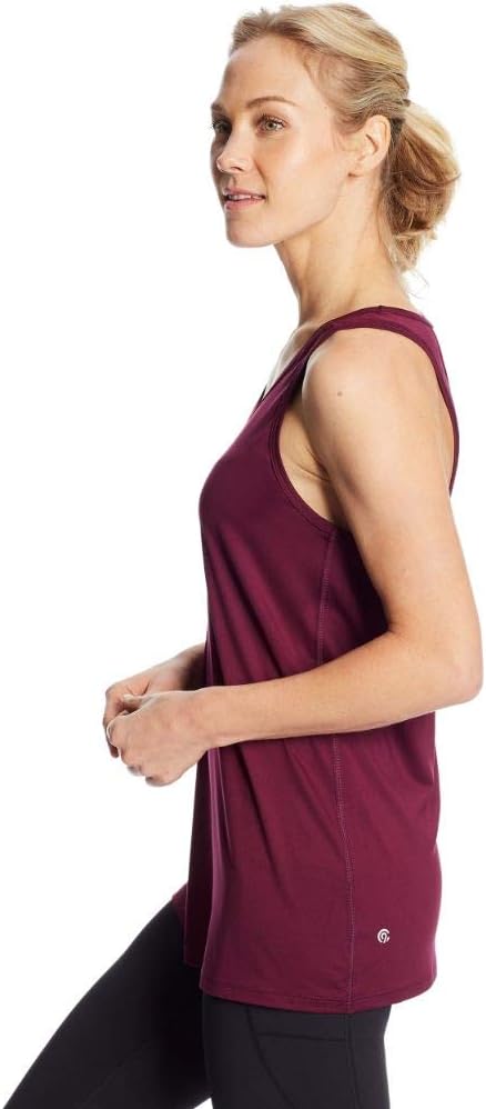 C9 Champion Women's Graphic Tank, Dark Berry Purple/BE YOU DO YOU FOR YOU