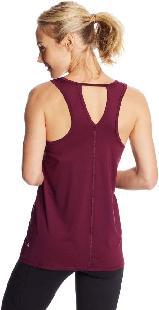 C9 Champion Women's Graphic Tank, Dark Berry Purple/BE YOU DO YOU FOR YOU