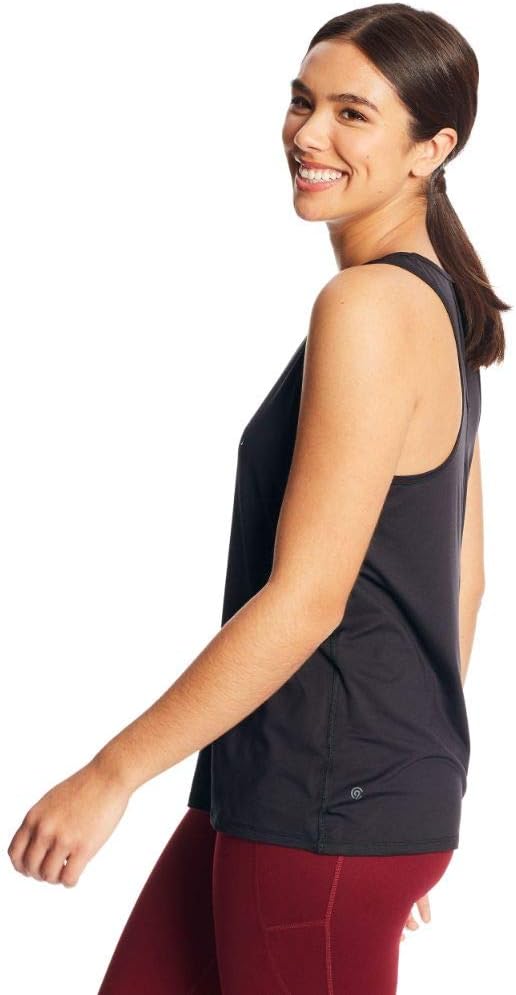 C9 Champion Women's Graphic Tank, Ebony/PRETTY POWERFUL