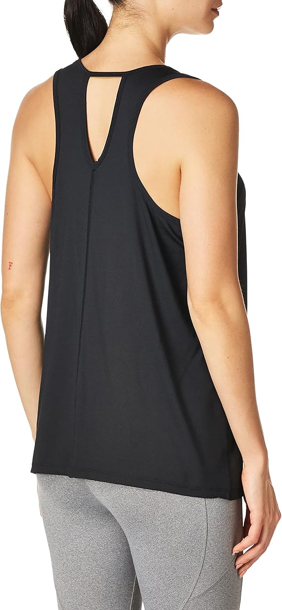 C9 Champion Women's Graphic Tank, Ebony/STAY BALANCED